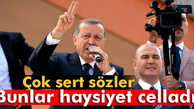 Erdoğan: 'Bunlar haysiyet celladıdır'