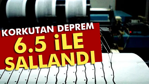 Endonezya 6.5'lik depremle sarsıldı