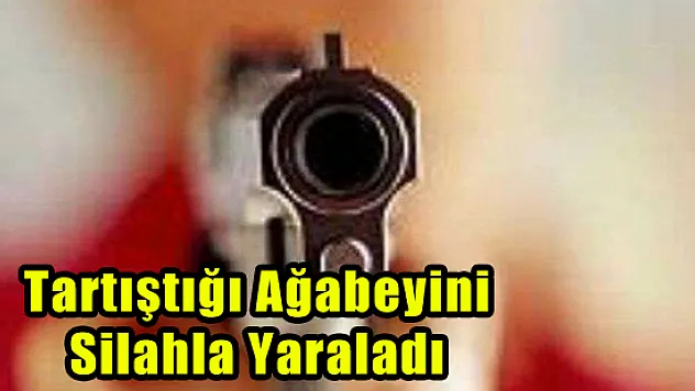 Tartıştığı Ağabeyini Silahla Yaraladı