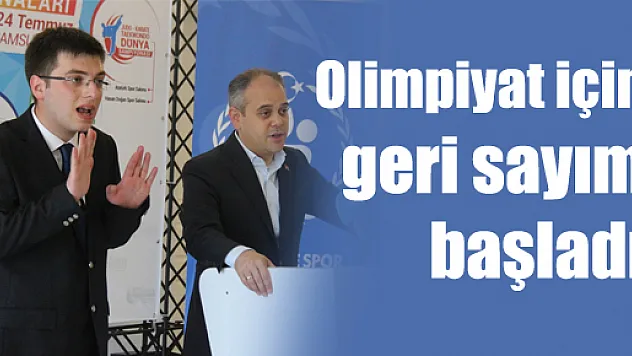 Olimpiyat için geri sayım başladı