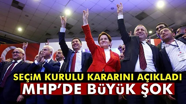 Çankaya Seçim Kurulu MHP kurultayı kararını verdi