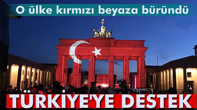 Almanlar ay yıldızla terörü kınadı