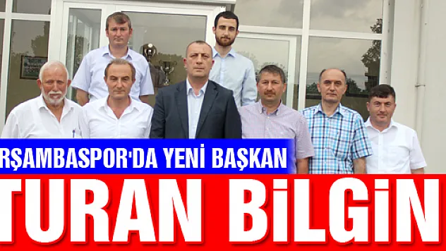 ÇARŞAMBASPOR'DA YENİ BAŞKAN TURAN BİLGİN