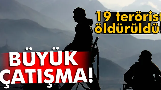 TSK: '19 terörist etkisiz hale getirildi'
