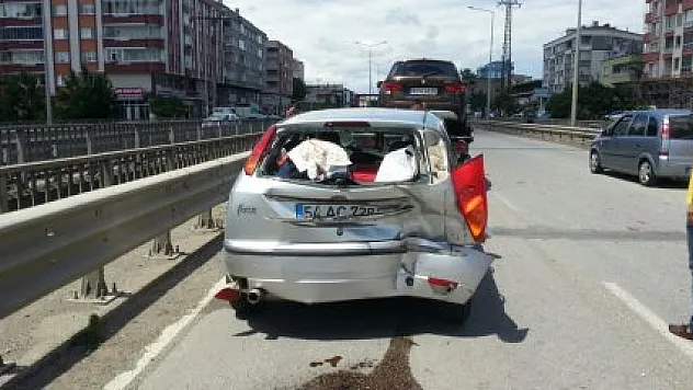  Çarşamba'da trafik kazası: 4 yaralı
