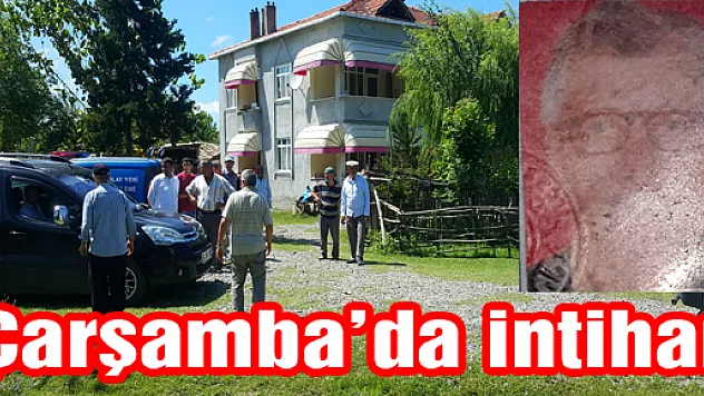 Çarşamba'da intihar