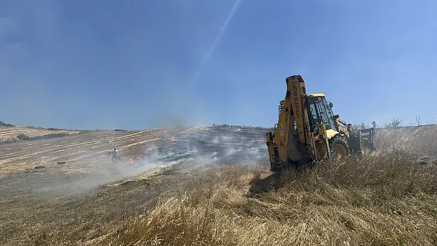 50 dönüm tarım arazisi zarar gördü