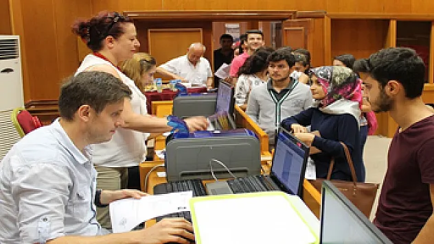 Önce OMÜ'ye kayıt, sonra Samkart