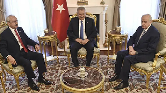 Kılıçdaroğlu ve Bahçeli Başbakanlık'ta