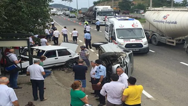 Fatsa'da trafik kazası: 6 yaralı
