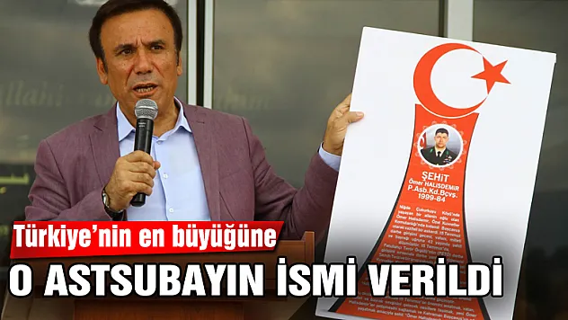 O OKULA KAHRAMAN ASTSUBAY'IN İSMİ VERİLDİ