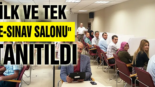 Karadeniz'in ilk ve tek 'E-Sınav Salonu' tanıtıldı