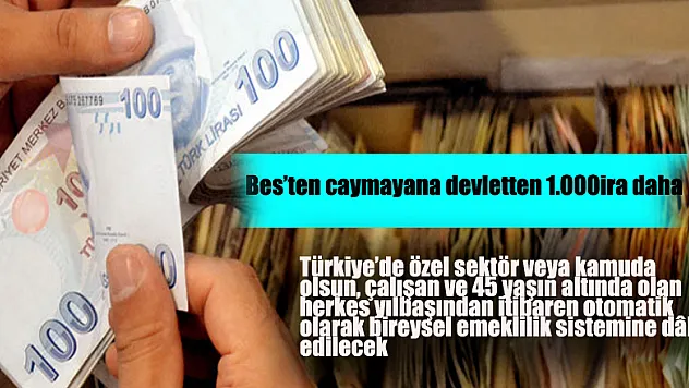 BES'ten caymayana devletten 1.000 lira daha