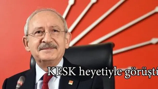 KESK heyetiyle görüştü