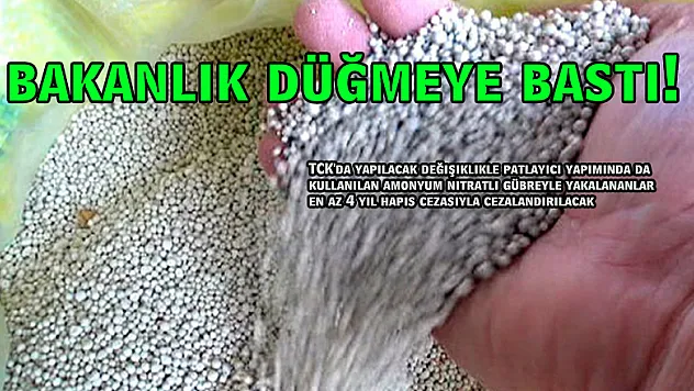 Bakanlık düğmeye bastı! Bulundurana 4 yıl hapis