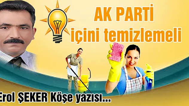 AK Parti içini temizlmeli!