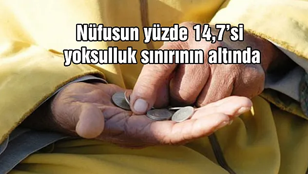 Nüfusun yüzde 14,7'si yoksulluk sınırının altında
