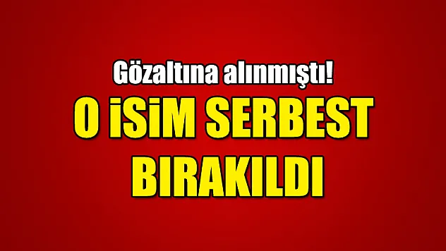 Burhan Erçal serbest bırakıldı