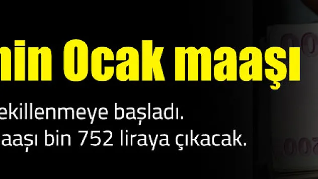 İşte emeklinin Ocak maaşı