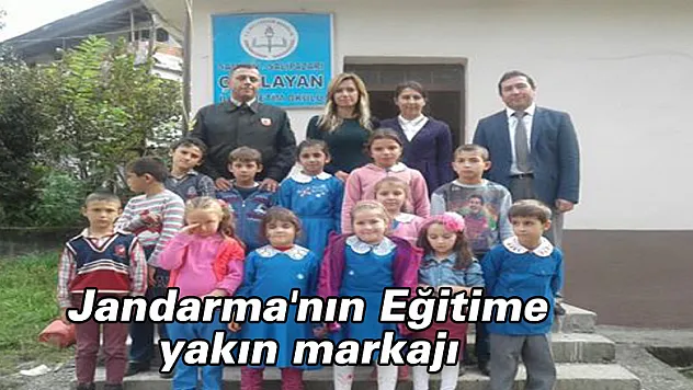 Jandarma'nın Eğitime yakın markajı