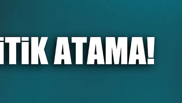 Milli İstihbarat Teşkilatı'na kritik atama