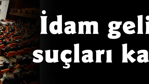 İdam gelirse hangi suçları kapsayacak?