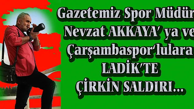 Spor Müdürümüze saldırı...