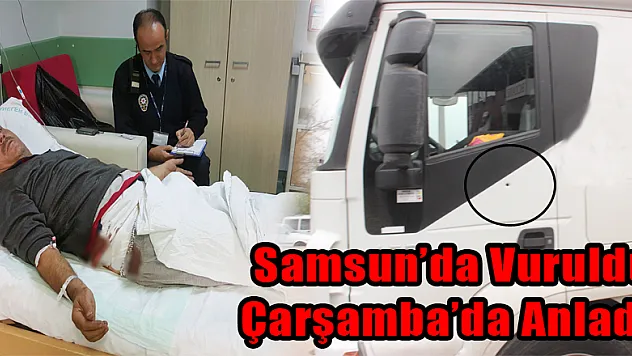 TIR sürücüsü seyir halindeki aracının içinde vuruldu