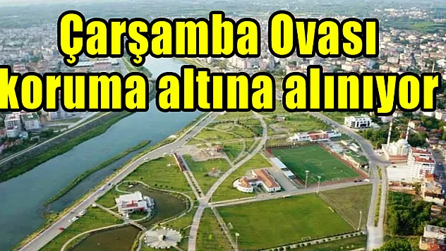 Çarşamba Ovası koruma altına alınıyor 