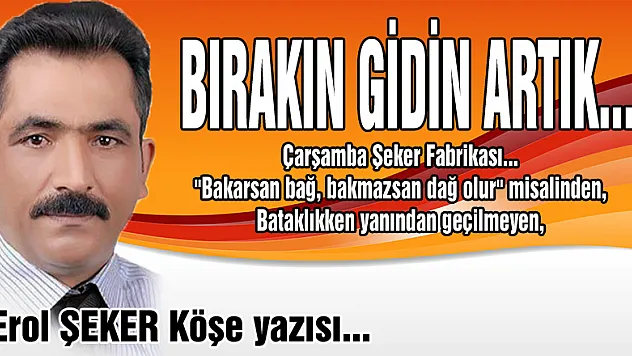 BIRAKIN GİDİN ARTIK...