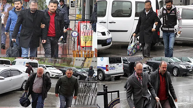 Samsun'da kamu kurumlarından açığa alınan memurlara FETÖ operasyonu: 15 gözaltı