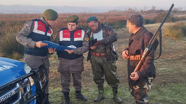 Kaçak avcılara operasyon