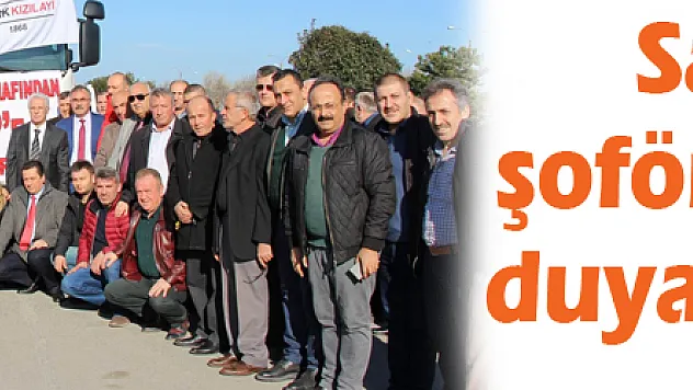 Samsunlu şoförler Halep'e duyarsız kalmadı