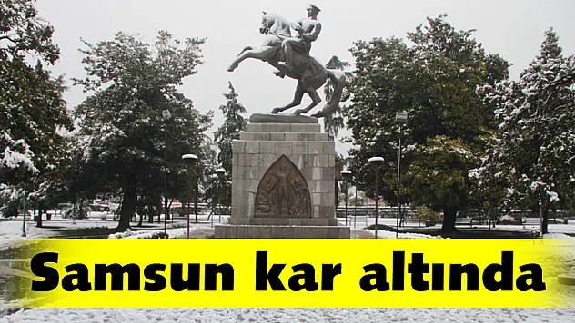 Samsun kar altında