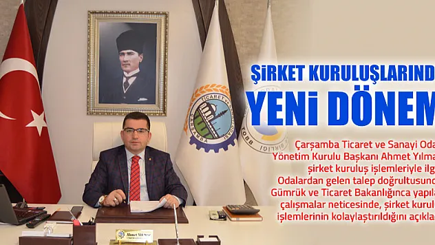 Şirket Kuruluşlarında Yeni Dönem