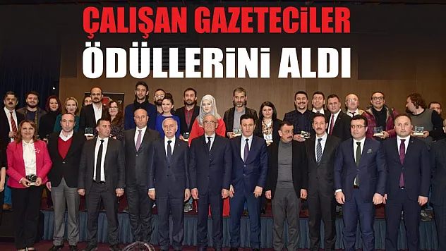  'Çalışan Gazeteciler Günü' ödül töreni