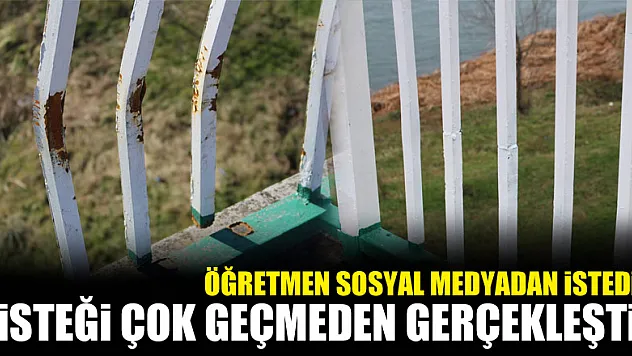 Öğretmen'den anlamlı istek!