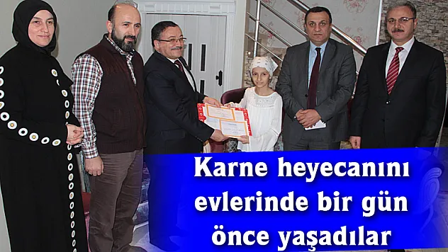 Karne heyecanını evlerinde bir gün önce yaşadılar