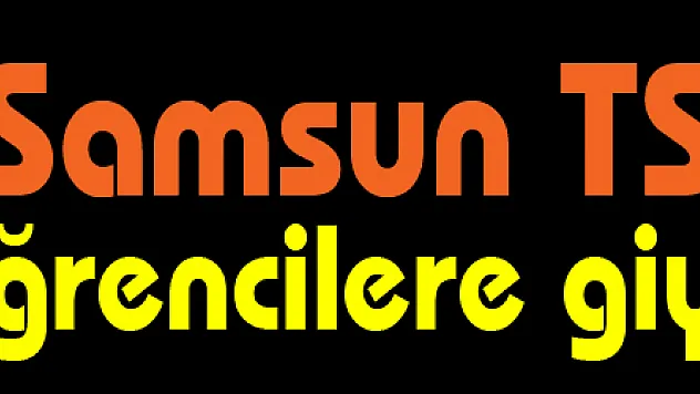 Samsun TSO'dan öğrencilere giysi yardımı