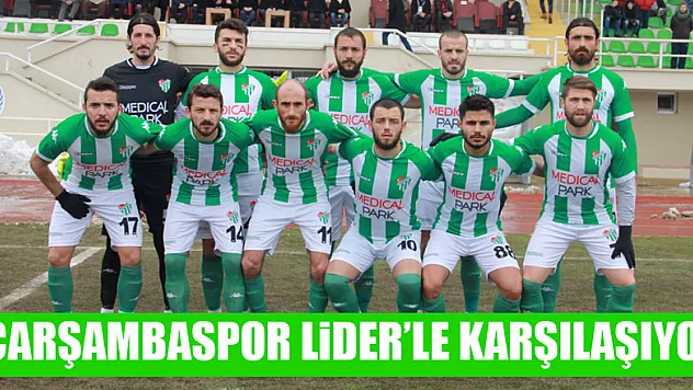 Çarşambaspor lidere karşı