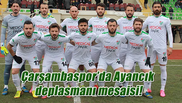 Çarşambaspor'da Ayancık deplasmanı mesaisi!