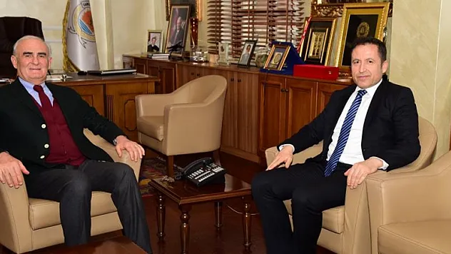 BAŞKAN YILMAZ TEKKEKÖY KAYMAKAMI ÖZTÜRK'Ü AĞIRLADI