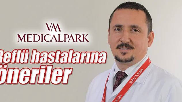 Reflü hastalarına öneriler