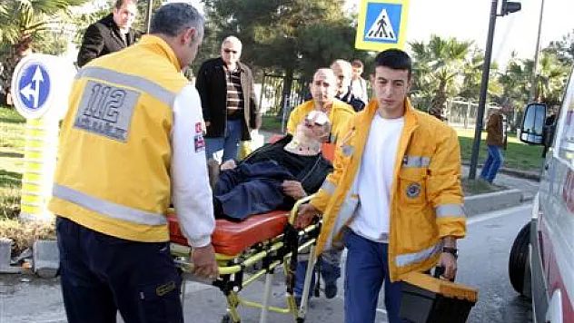 Samsun'da Trafik kazası 1 yaralı