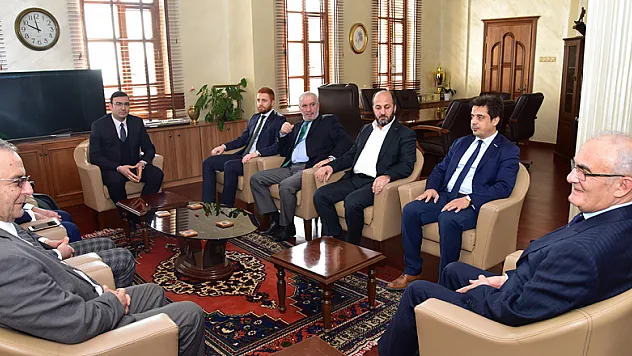 Başkan Yılmaz'a Ziyaretçi Akını