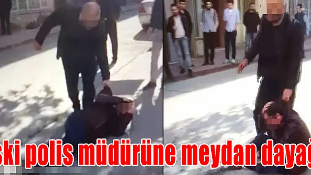 Eski polis müdürüne meydan dayağı atıp sosyal medyadan canlı yayınladı