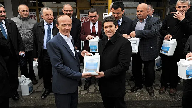 Büyükşehirden organik fındık üreticilerine 70 bin TL'lik destek