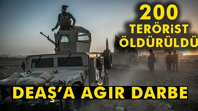 Musul'da hava saldırısında 200 DEAŞ militanı öldürüldü