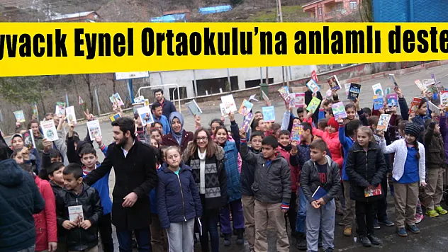 Ayvacık Eynel Ortaokulu'na anlamlı destek