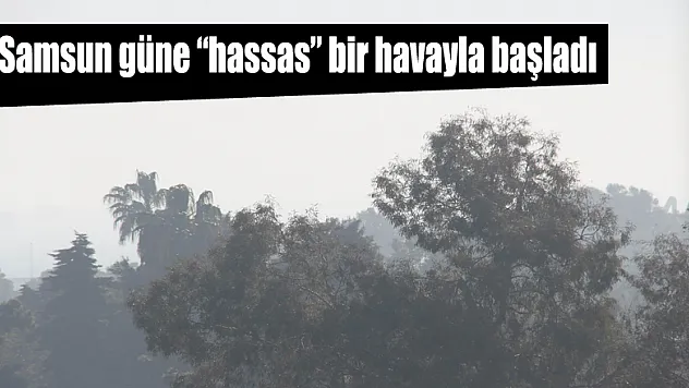 Samsun güne 'hassas' bir havayla başladı